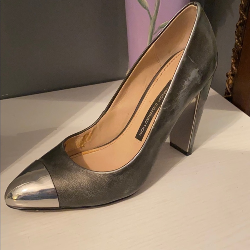 Gray/Silver Pumps - image 2